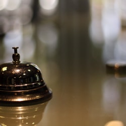Bell on a law firm desk